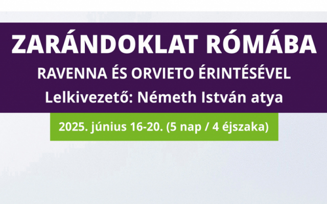 Szentévi római zarándoklat 1. út